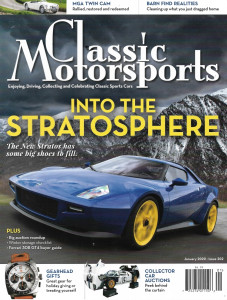CLASSIC MOTORSPORTS 2020 JAN - MGA TWIN CAM, NEW STRATOS, BARN FINDING